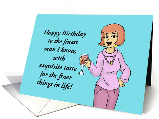 Birthday Card For Husband, To The Finest Man I Know card (1576416)