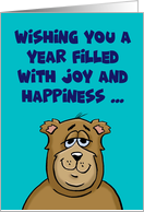 Humorous New Year’s Card Wishing You A Year Filled With card