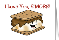 Cute Blank Note Card With S’more I Love You S’more! card