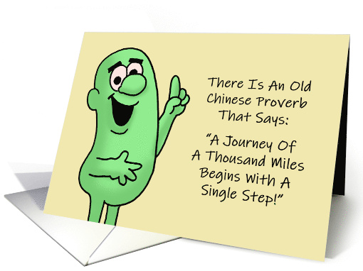 Humorous Congratulations On Engagement A Journey Of 1,000 Miles card