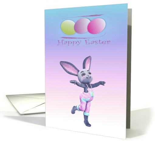 Dancing Bunny Rabbit card (1468862)