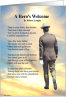 Sentimental Sympathy for the Loss of a Law Enforcement Officer Poem card