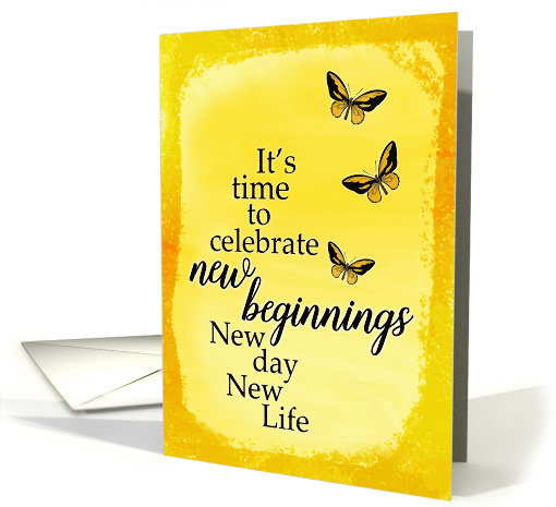 New Day New Life - 12 Steps, Addiction Recovery card (1480988)