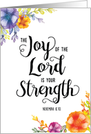 Feel Better, Religious, The Joy of the Lord is your Strength card