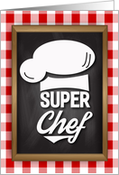 Congratulations Super Chef, Culinary School Grad card