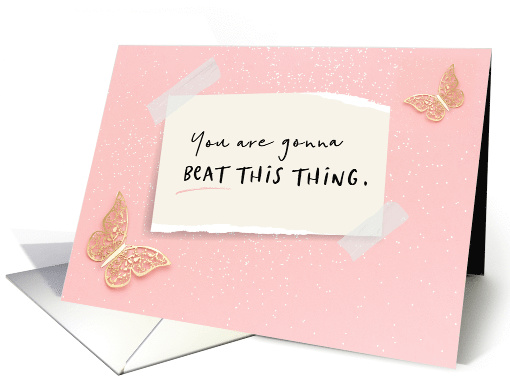 Encouragement, Cancer Diagnosis, You're Gonna Beat this Thing card
