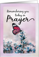 Thinking of You, Religious, Remembering you Today in Prayer card