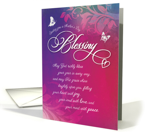 Mother's Day Blessing May God Richly Bless You in Every Way card
