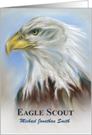 Personalized Name Eagle Scout Congratulations card