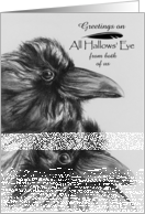 Custom from Both of Us Two Ravens Halloween Greetings card