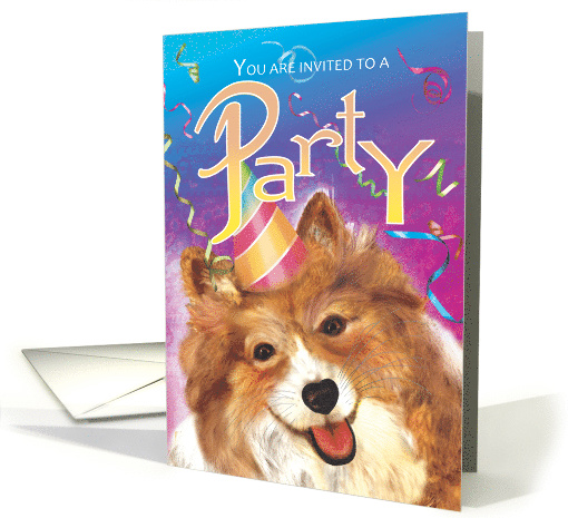 Corgi Puppy Dog Party Invitation card (1506698)
