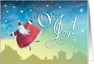 Oh Joy! Christmas Floating Santa card