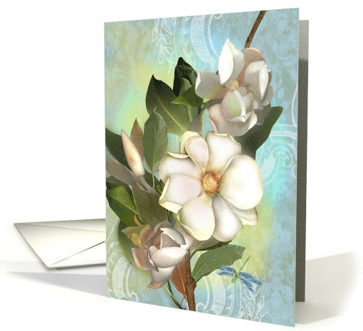 Magnolia Blossoms Birthday card (1739502)