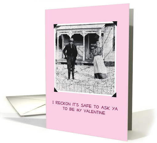 Vintage Redneck Valentine with Stoic Country Folks... (1508264)