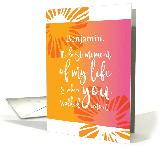 Customize Name Love Best Moment of My Life card (1528898)