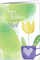 Happy Birthday to my Extra Special Aunt Tulip card