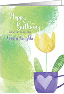 Happy Birthday to my Extra Special Granddaughter Tulip card