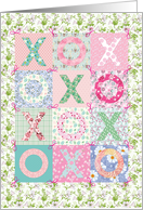Happy Mother’s Day XOXOXO Quilt card