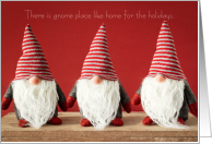 Gnome Place Like Home For The Holidays card