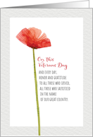 Single Poppy To All...