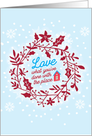 Christmas from Realtor Love What Youve Done with the Place card