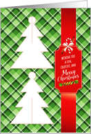Fun Creative Merry Christmas 3D Ornament Activity Cut Color Create card