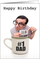 Happy Birthday For Dad Cup of Joe card