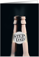 Happy Birthday Step Dad Beer Humor card