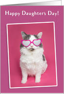 Happy Daughter’s Day Cute Kitty Humor card