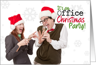 Christmas Office Party Invitation Humor card