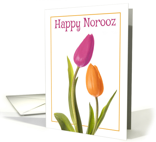 Happy Norooz for Anyone Beautiful Tulips card (1563214)