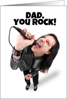 Happy Father’s Day You Rock Heavy Metal Humor card