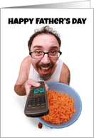Happy Father’s Day Funny Man With Remote Control card