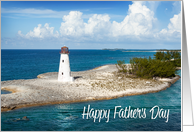 Happy Father’s Day Beautiful Bahamian Island Photograph card