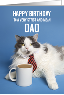 Happy Birthday Dad You’re a Real Pussycat Humor card