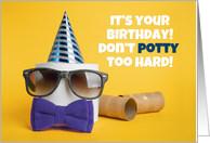 Happy Birthday For Anyone Toliet Paper Party Coronavirus Humor card