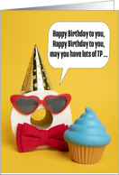 Happy Birthday For Anyone Singing Toilet Paper Potty Humor card