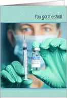 Congratulations on Getting The Covid-19 Vaccine card