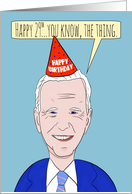 Happy 29th Birthday Funny Forgetful President Humor card