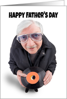 Happy Father’s Day Oldie But Goodie Record Humor card