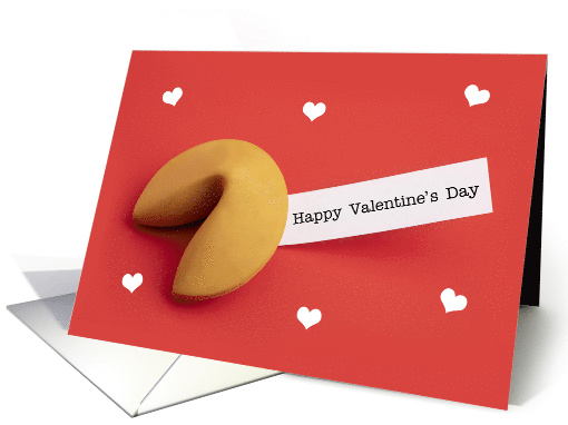 Happy Valentine's Day For Anyone Fortune Cookie Humor card (1722514)