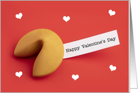 Happy Valentine’s Day For Anyone Fortune Cookie Humor card