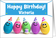 Happy Birthday Custom Name For Anyone Egg Humor card