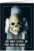 Happy Halloween For Anyone Creepy Ghoul Humor card