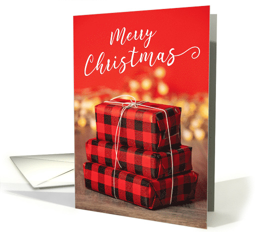 Merry Christmas For Anyone Stack of Presents Photograph card (1747348)
