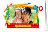 Custom School Days Theme Photo Card