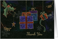 Christmas Thank You Gifts card