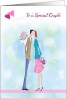 Special Couple Engagement Congratulations card