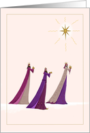 Three Modern Kings Star Bethlehem card