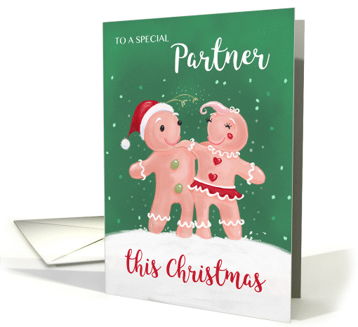 Partner Christmas Gingerbread Couple card (1706088)
